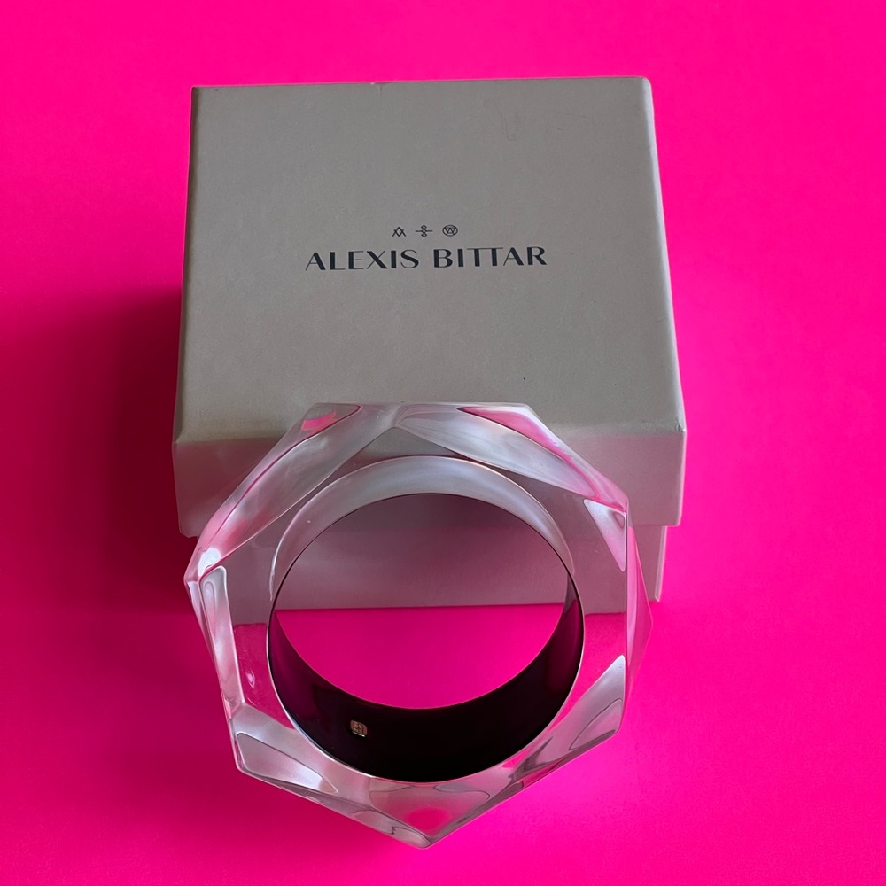 Alexis Bittar Clear Lucite Bracelet - Picture 7 of 12